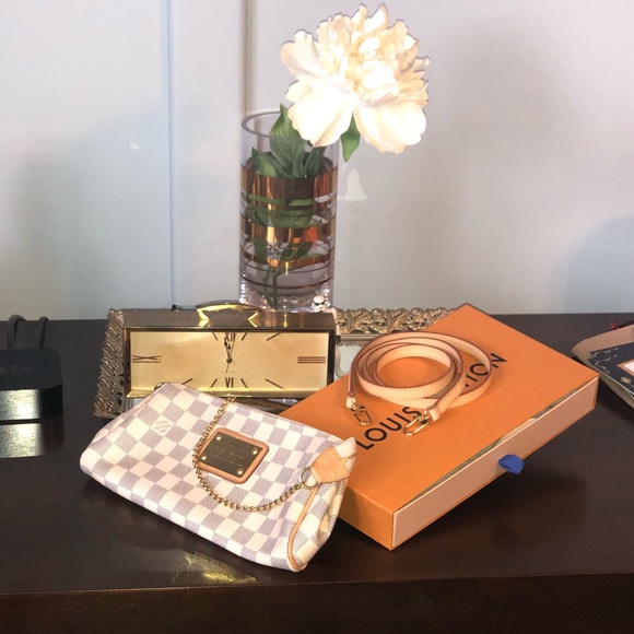 Louis Vuitton Handbags - Louis Vuitton Damier Azur Eva Clutch